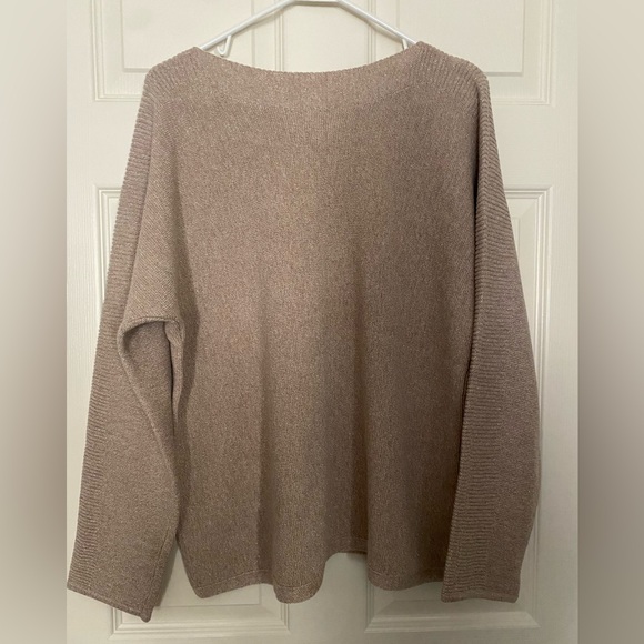 Cozy Beige Knit Sweater - Picture 2 of 7